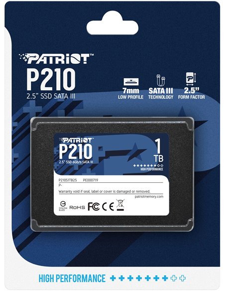 2,5” SSD Patriot P210 1.0TB