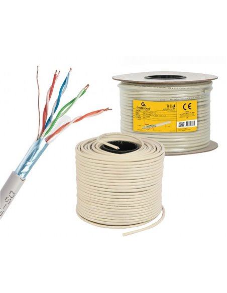 Cable FTP Gembird FPC-5004E-SOL, AWG24 solid CCA , 100m