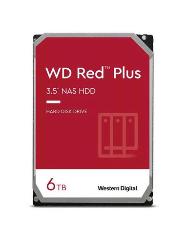 3.5'' HDD Western Digital WD60EFPX Caviar Red Plus NAS / 6.0TB