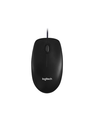 Мышь Оптическая Logitech M100, Black