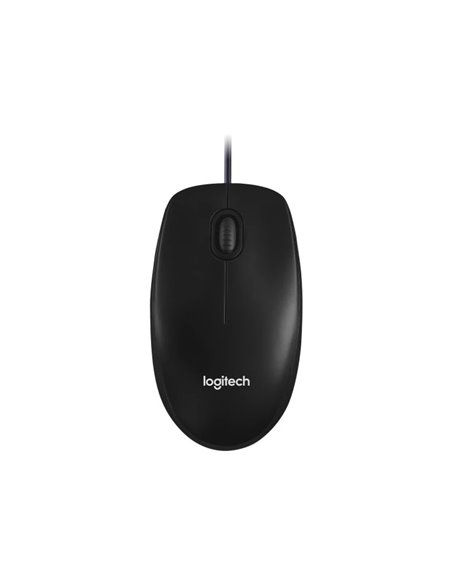 Мышь Оптическая Logitech M100, Black