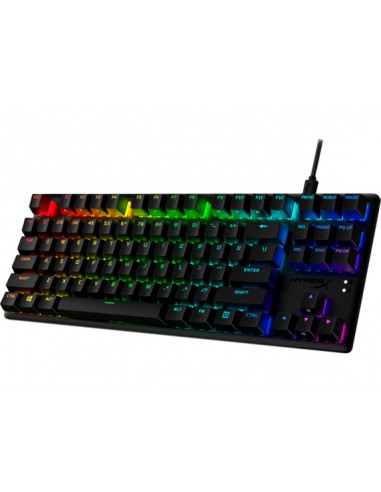 Клавиатура HYPERX Alloy Origins Core PBT, HyperX Aqua - Tactile key switch, [639N9AA#ACB]