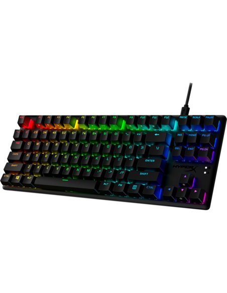 Клавиатура HYPERX Alloy Origins Core PBT, HyperX Aqua - Tactile key switch, [639N9AA#ACB]