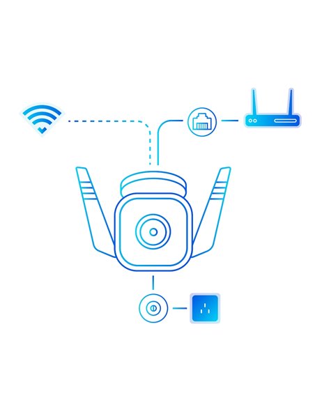 Smart Outdoor Camera TP-LINK Tapo C310, White