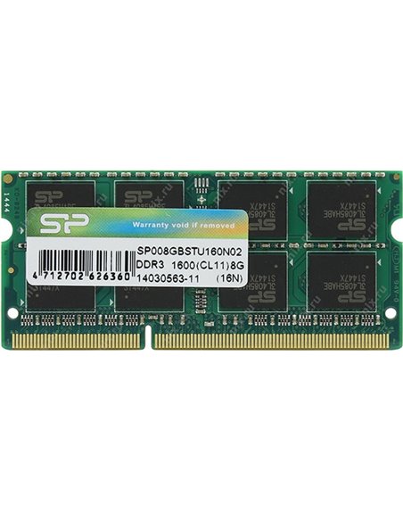 Оперативная память Silicon Power DDR3-1600 SODIMM 8ГБ