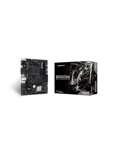Материнская плата BIOSTAR B550MHP/ AM4 / B550 / DDR4 / mATX