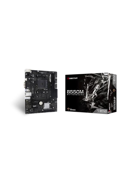 Placa de baza BIOSTAR B550MHP/ AM4 / B550 / DDR4 / mATX
