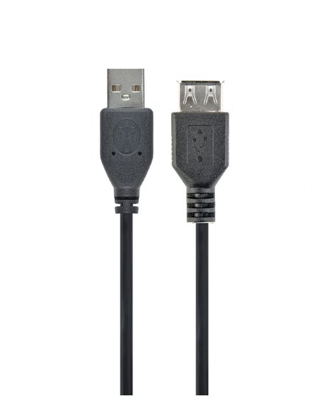 Кабель USB2.0 Cablexpert CC-USB2-AMAF-75CM/300-BK / 0.75 m / Black