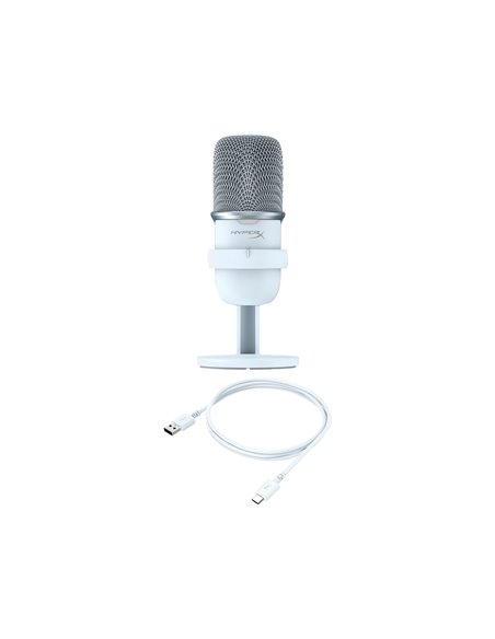 Микрофон для стриминга HyperX SoloCast, White, [519T2AA]