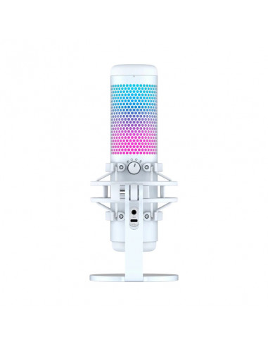 Микрофон для стриминга HyperX QuadCast S, RGB, White [519P0AA]