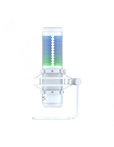 Микрофон для стриминга HyperX QuadCast S, RGB, White [519P0AA]