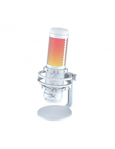 Микрофон для стриминга HyperX QuadCast S, RGB, White [519P0AA]