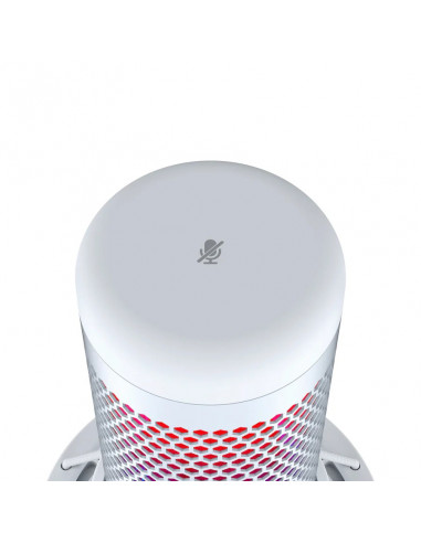 Микрофон для стриминга HyperX QuadCast S, RGB, White [519P0AA]