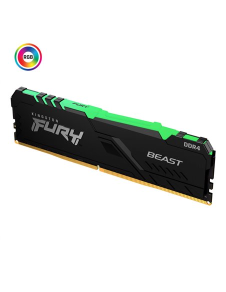 Оперативная память Kingston FURY® Beast DDR4 RGB 3733 МТ/с 16ГБ