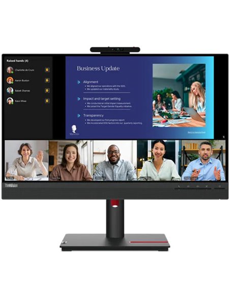 23.8” Конференц Монитор Lenovo ThinkVision T24v-30 / 4ms / Black