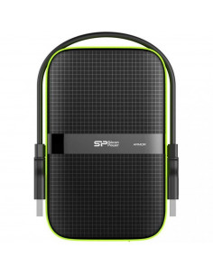 2.5” HDD Extern Silicon Power Armor A60 / 5ТБ / USB3.1 / Black/Green