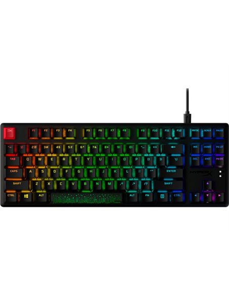 Клавиатура HYPERX Alloy Origins Core PBT, HyperX Aqua - Tactile key switch, [639N9AA#ABA]