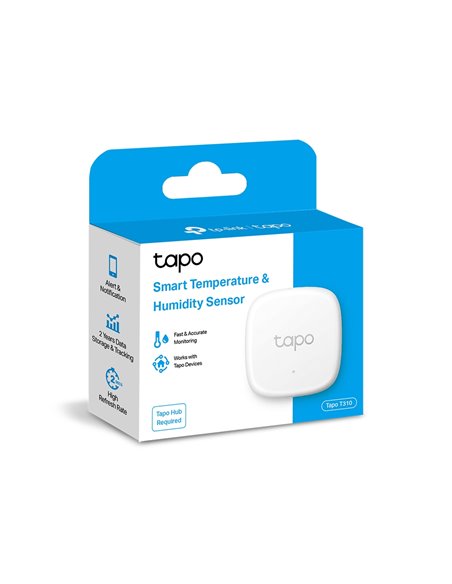 Senzor Smart de temperatura si umiditate TP-LINK Tapo T310, White