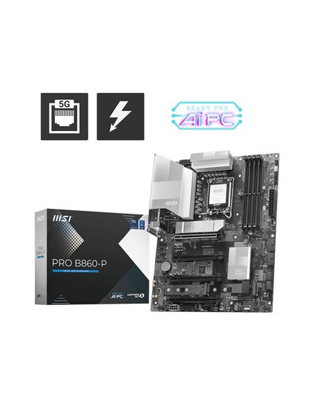 Материнская плата MSI PRO B860-P/ 1851/ Intel B860/ DDR5 / ATX