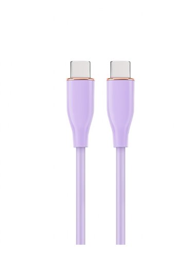 Кабель Type-C - Type-C Cablexpert CC-USB2S-CMCM-1.5M-P / 1.5 m/ Violet