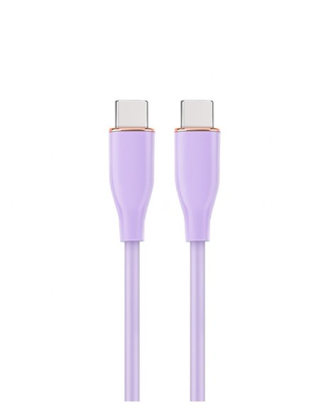 Кабель Type-C - Type-C Cablexpert CC-USB2S-CMCM-1.5M-P / 1.5 m/ Violet