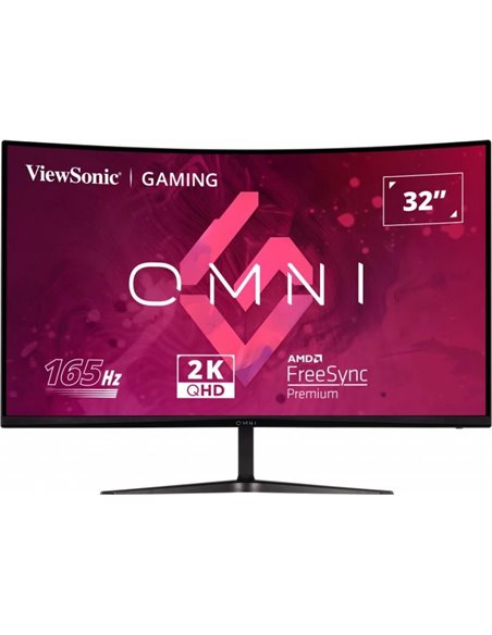 31.5” Игровой Монитор VIEWSONIC VX3218C-2K / 2K / Curved / 1ms / 165Hz / Black
