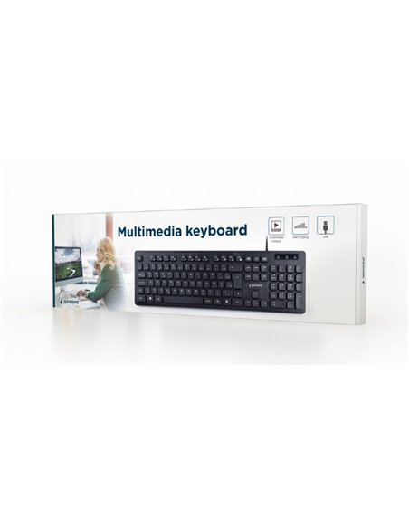 Клавиатура Gembird KB-MCH-04-RU, USB