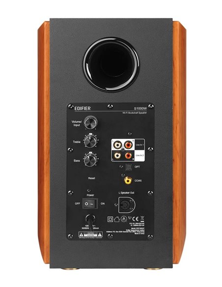 Boxe Wi-Fi Edifier S1000W / 2x60w / Hi-Res / Wi-fi / Airplay 2 / Bluetooth Boxe Wi-Fi Edifier S1000W / 2x60w / Hi-Res / Wi-fi / Airplay 2 / Bluetooth