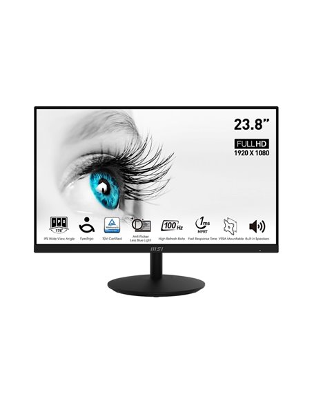23.8” Монитор MSI PRO MP242A/ 4ms/ 100Hz/ Black