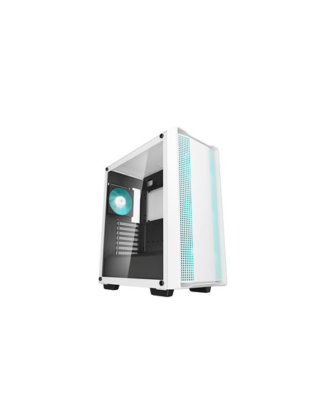 Корпус DEEPCOOL CC560 WHITE V2/ w/oPSU / Side-Window / 4x120mm / ATX / White
