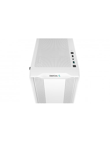 Корпус DEEPCOOL CC560 WHITE V2/ w/oPSU / Side-Window / 4x120mm / ATX / White