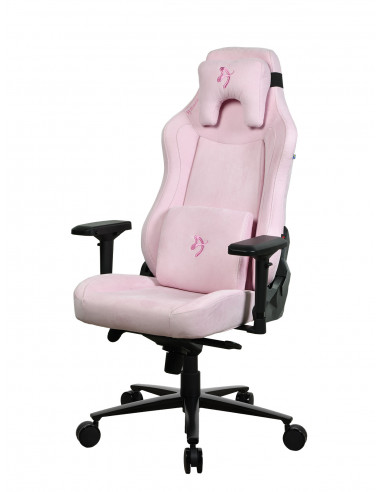 Fotoliu Gaming AROZZI Vernazza SuperSoft Fabric / 135-145kg / 165-190cm / Pink