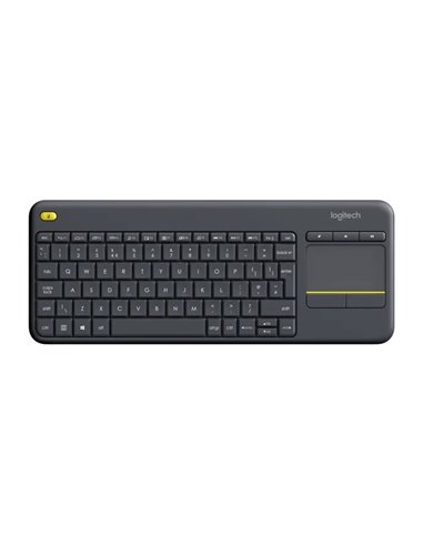 Беспроводная сенсорная клавиатура Logitech K400 Plus, Black