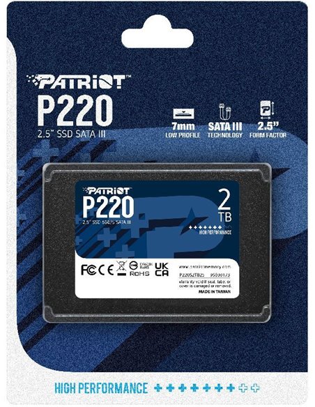 2,5” SSD Patriot P220 2.0TB
