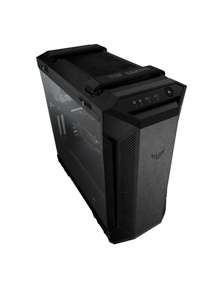 Carcasa ASUS TUF GAMING GT501 / no PSU / 3x120mm ARGB fan+ 1x140mm fan / ATX / Black