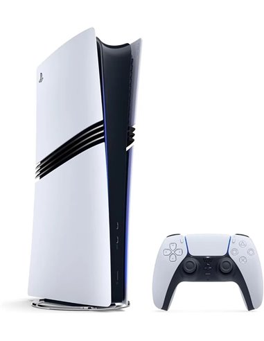 Игровая консоль Sony PlayStation 5 PRO Digital Edition, 2TB, White; 1 x Gamepad (Dualsense)