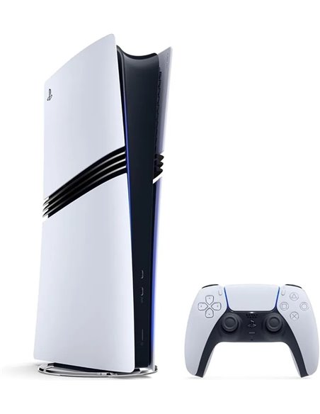 Игровая консоль Sony PlayStation 5 PRO Digital Edition, 2TB, White; 1 x Gamepad (Dualsense)