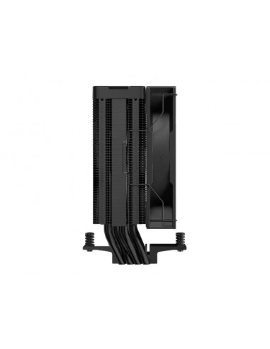 Кулер DEEPCOOL AG400 DIGITAL BK ARGB/ Universal/ 220W/ 500~2100rpm/ <31.6dBA/ 75.89CFM/ Black