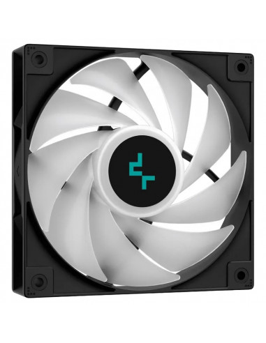 Кулер DEEPCOOL AG400 DIGITAL BK ARGB/ Universal/ 220W/ 500~2100rpm/ <31.6dBA/ 75.89CFM/ Black