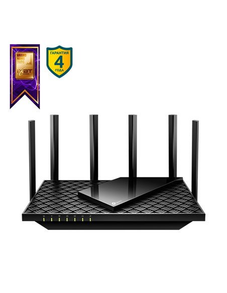 Wi-Fi роутер TP-LINK Archer AX73 / AX5400 Dual Band / Wi-Fi6 / Gigabit / 1WAN+4LAN / USB3.0 / 6 external antennas