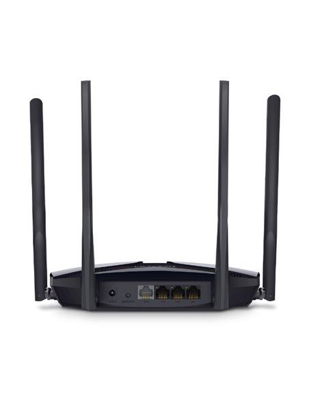 Wireless Router MERCUSYS MR80X / AX3000 Dual Band / Wi-Fi6 / Gigabit / 1WAN+3LAN / 4 external antennas Wireless Router MERCUSYS MR80X / AX3000 Dual Band / Wi-Fi6 / Gigabit / 1WAN+3LAN / 4 external antennas