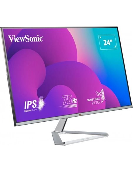 23.8” Монитор VIEWSONIC VX2476-SMH / 4ms / Silver/Black