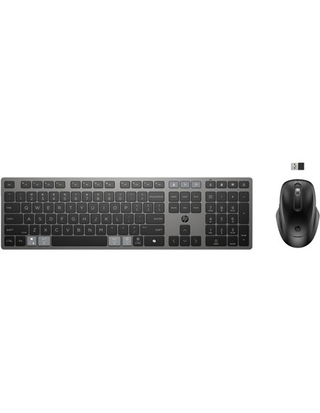 Tastatura si mouse Multi-Device Wireless reincarcabil HP 725