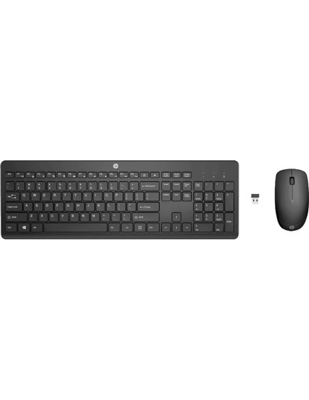 Tastatura si mouse Wireless HP 230, Black