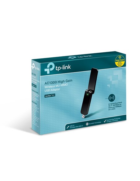 USB 3.0 / Wi-Fi 5 Adapter / TP-LINK Archer T4U / Dual Band AC1300
