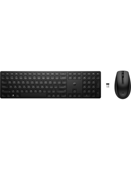 Tastatura si mouse Wireless HP 655, Black