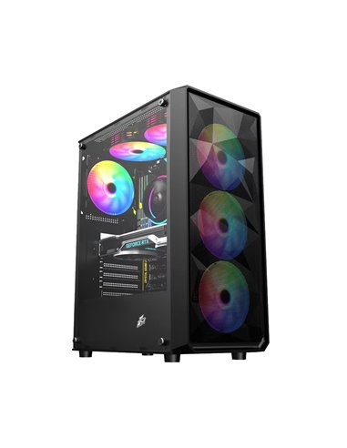 Компьютер ATOL PC1059MP - Gaming A-RGB#2.3.3/ AMD Ryzen 5 5600/ 16GB/ 256GB SSD + 1TB/ RTX3050/ Black