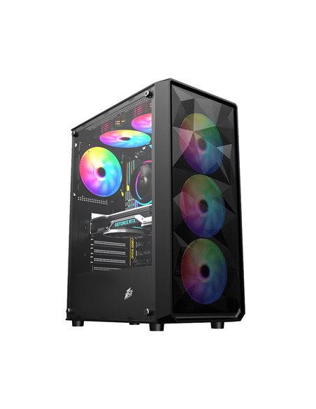 Компьютер ATOL PC1059MP - Gaming A-RGB#2.3.3/ AMD Ryzen 5 5600/ 16GB/ 256GB SSD + 1TB/ RTX3050/ Black