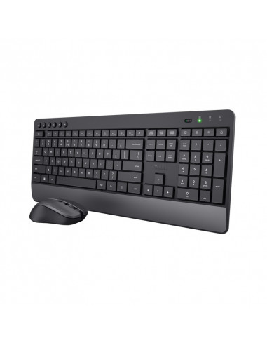 Tastatura si Mouse Wireless Trust Trezo, Black