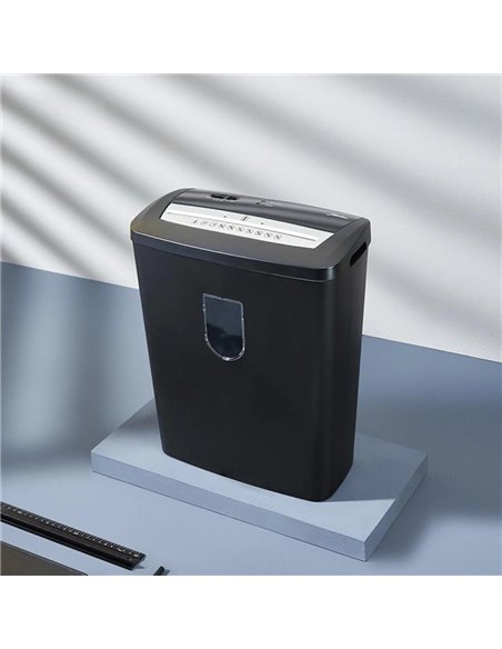 Шредер Qsmile 9006/ P-4/ 8 sheets 220 mm/ Grey